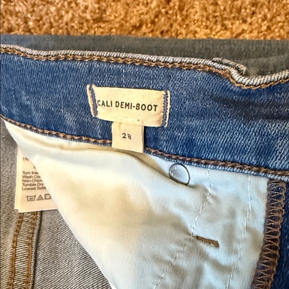 Madewell Blue Cali Demi-Boot Jeans - Picture 2 of 4